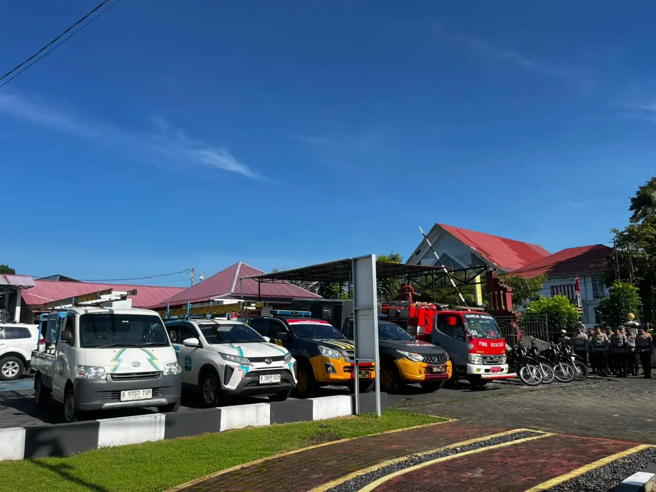 Apel Gelar Pasukan Tanggap Darurat Bencana 2025, Polres Minahasa Perkuat Sinergi Antarlembaga
